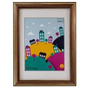 90348331 Рамка Platinum Офис 280_1521, 15x21 см, пластик, цвет бронза STLM-0834086