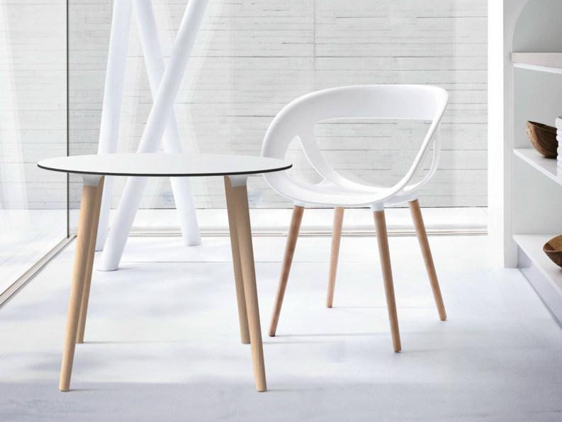 GABER Круглый журнальный столик из бука sun-id-1345836 - Вид №1