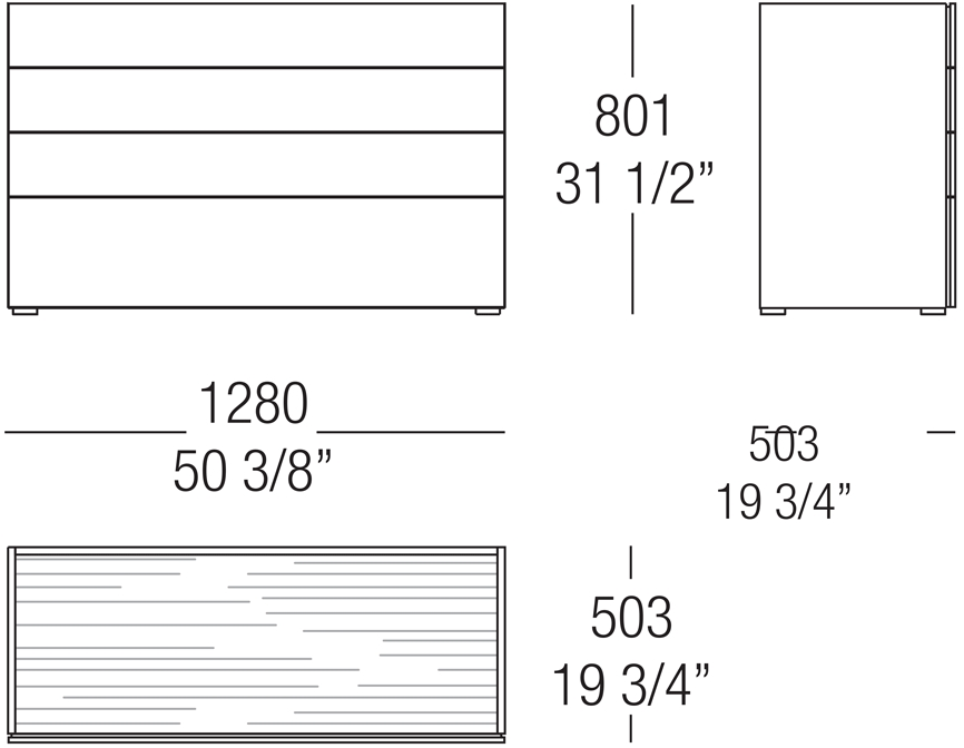 MisuraEmme Комод из дуба Misuraemme sun-id-1467752 - Вид №4