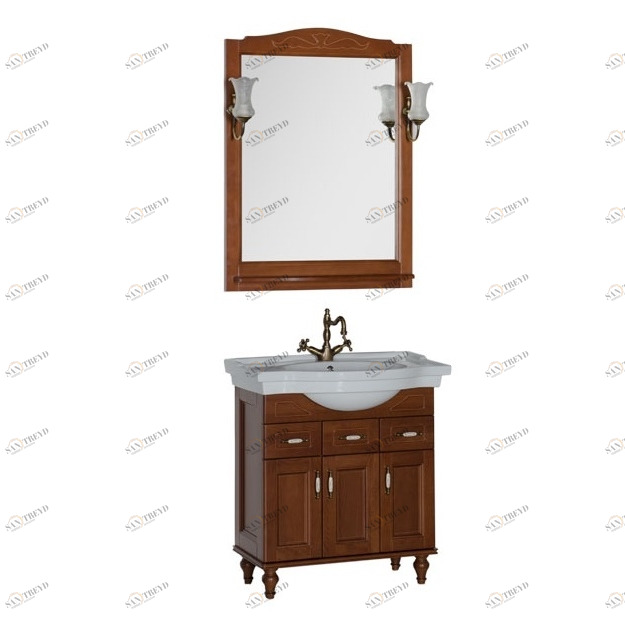 Комплект мебели Aquanet Амелия 80 орех 00179464