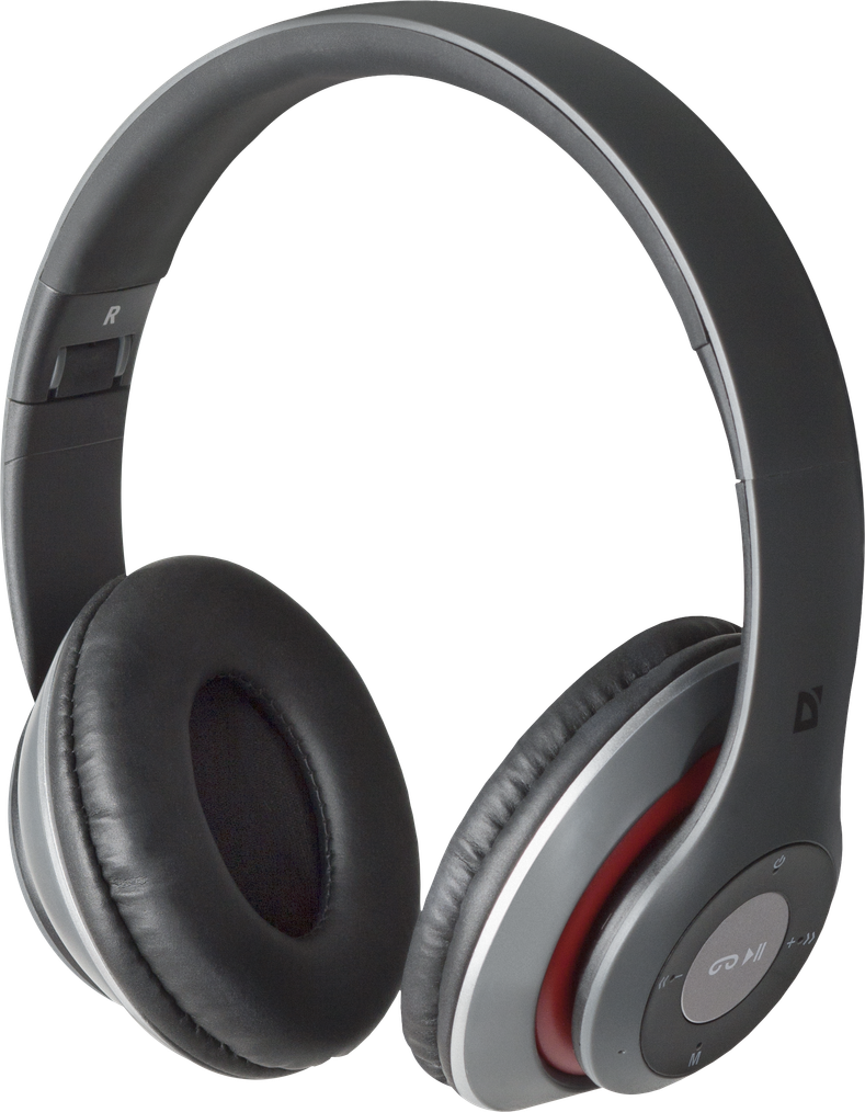 63570 беспроводная гарнитура freemotion b570 красный + серый, bluetooth Defender Santreyd 