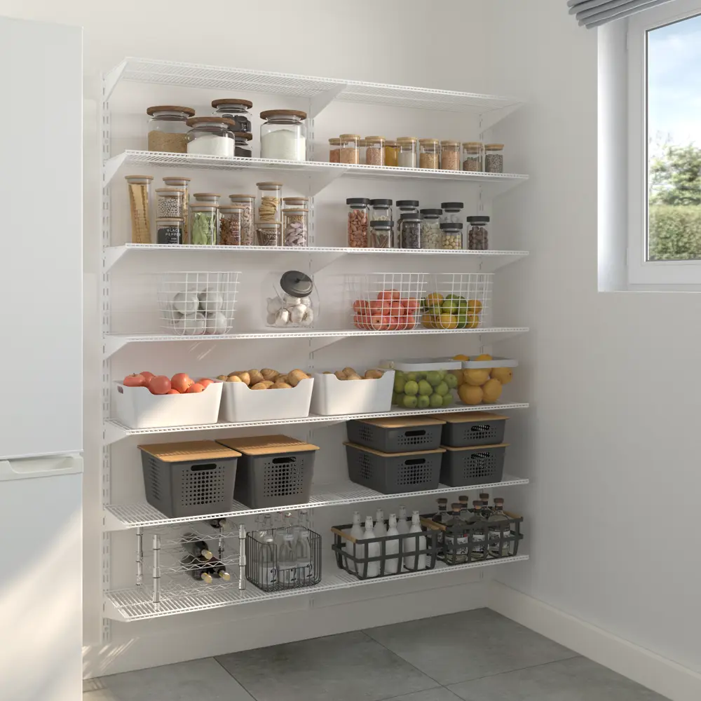 Крюк на перфопанель Spaceo 4 см пластик цвет белый 10 шт STLM-2086578 - Вид №5