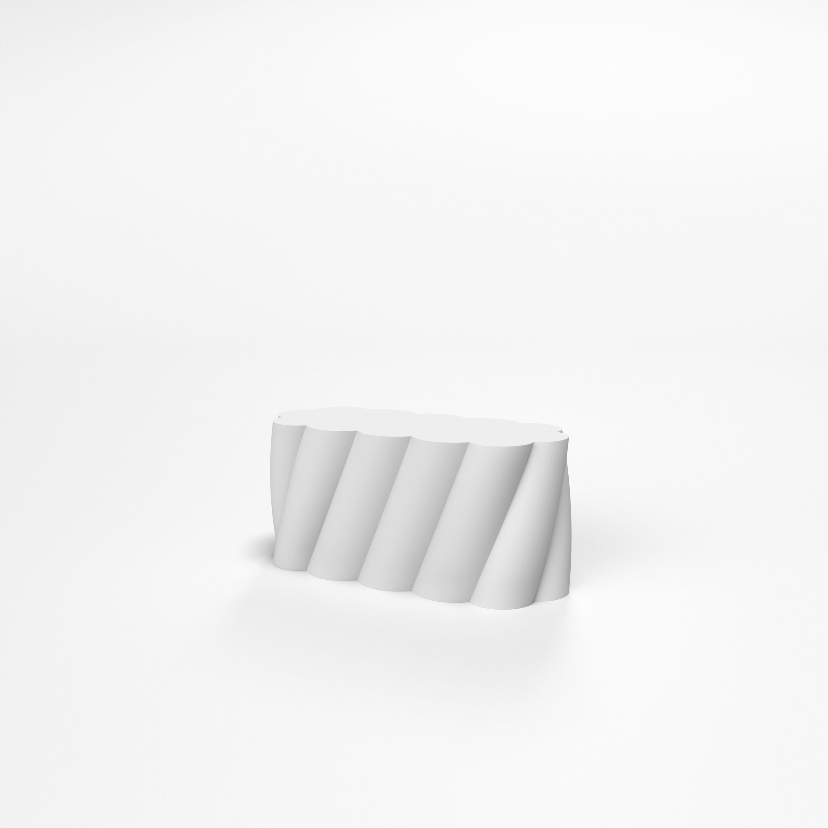 Скамья из пенопласта без спинки SIXINCH Twist ARCH-00153348 - Вид №1