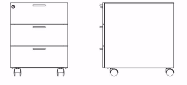 Dieffebi Офисный ящик из металла Personal storage 961_50604r - Вид №4