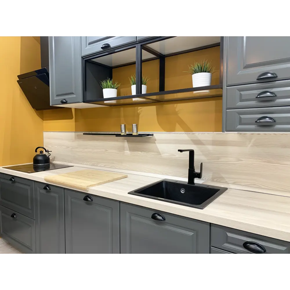 Столешница Браш 120x3.8x60 см ЛДСП цвет бежевый DELINIA STLM-2188868 - Вид №4