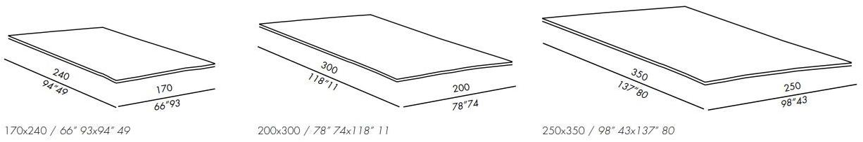 Meridiani Однотонный прямоугольный ковер из шерсти sun-id-1490040 - Вид №4