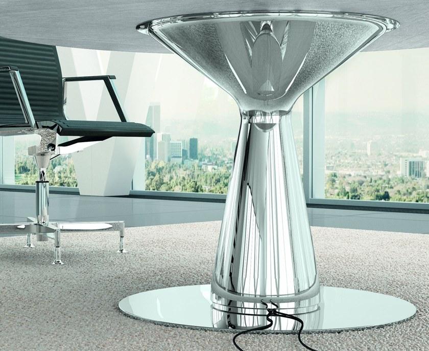 Bralco Лакированный стол для совещаний с системой прокладки кабелей Metar sun-id-1454854 - Вид №1