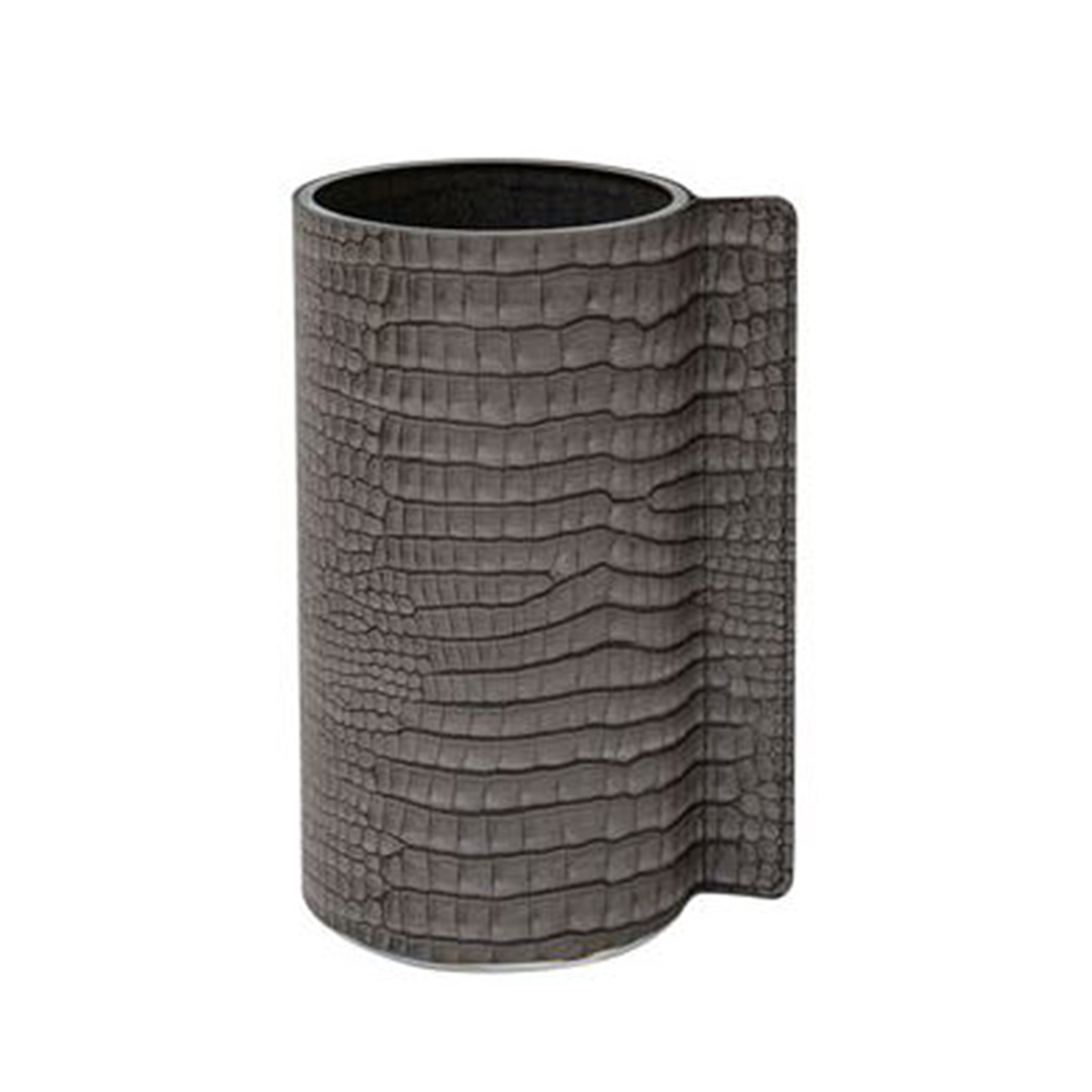 5711590820958 silver-black ваза для цветов 11х20см LINDDNA CROCO Santreyd