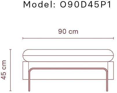 Momocca Модульная скамья со спинкой, обитая тканью Olga sun-id-1453689 - Вид №11