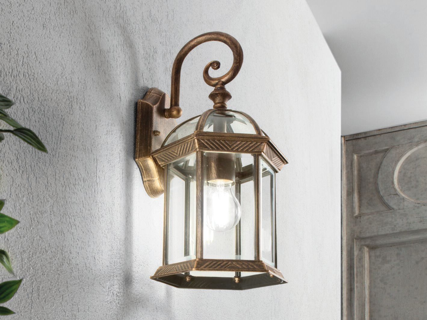 Литой алюминиевый открытый настенный светильник Fan Europe Lighting INTEC ARCH-00049866