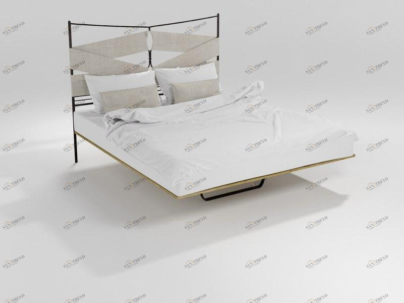 Barel Кованая кровать из цельного железа и тканевые ленты sun-id-1438908