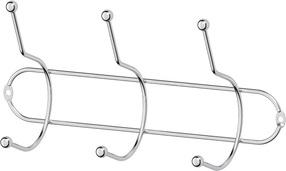 GHI 003 Планка с 3-мя крючками-вешалками 20,5 cm SORCOSA Plain