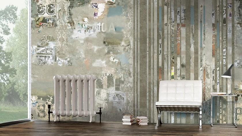 GLAMORA Виниловые обои в полоску Stripes & squares sun-id-1404018 - Вид №1