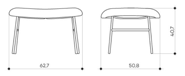 Тканевая подставка для ног / табурет arrmet ARCH-00109714 - Вид №2