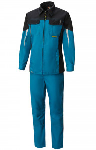 5027161 Костюм  женский аквамарин черный STATUS  Женская размер 60-62/170-176