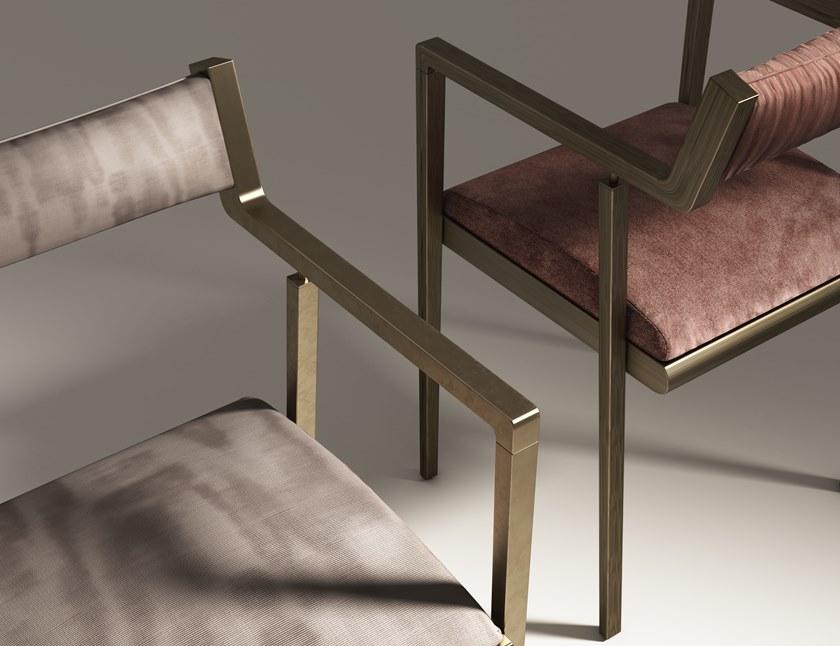 ROSSATO ARREDAMENTI Мягкое бархатное кресло с подлокотниками Home sun-id-1438017 - Вид №1