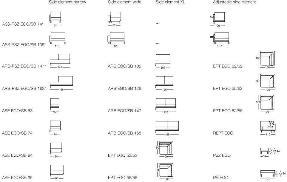 Rolf Benz Угловой диван в ткани Rolf benz 011 ego sun-id-1371298 - Вид №8