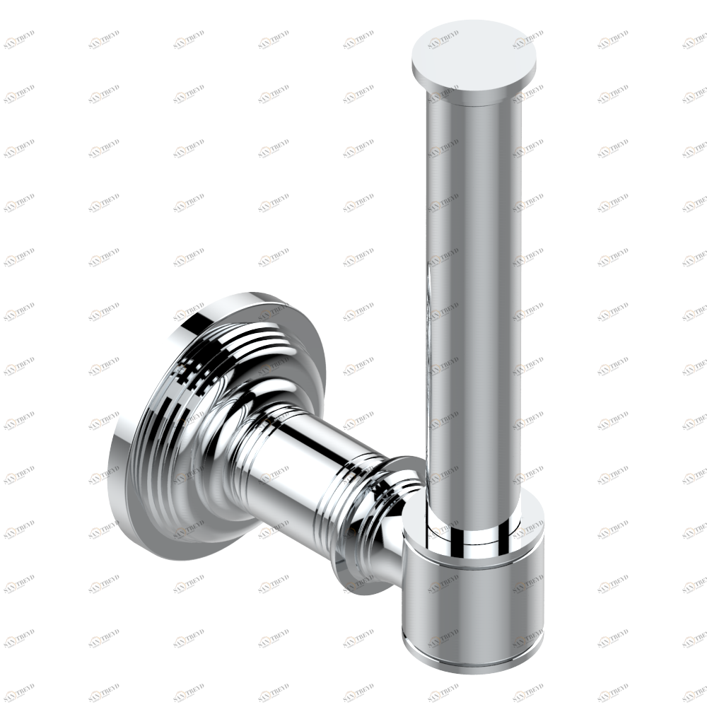 U9D-542 Бумагодержатель настенный резервный Thg-paris West coast с ручками-рукоятками с гильошем Хром U9D-542 CAT.A