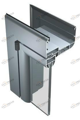 ALUK Group Распашная стеклянная дверь sun-id-1413816