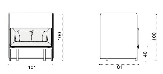 Тканевое садовое кресло Ethimo Esedra ARCH-00141321 - Вид №4