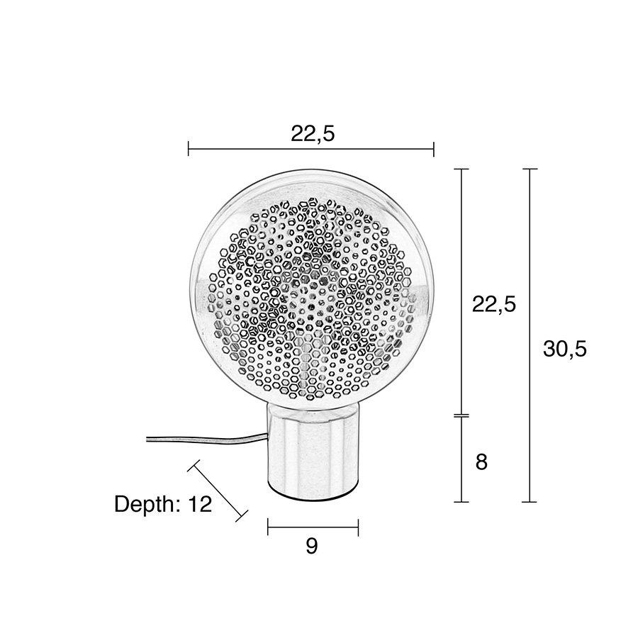 Лампа настольная Gringo, золотая Zuiver 5200042 - Вид №8