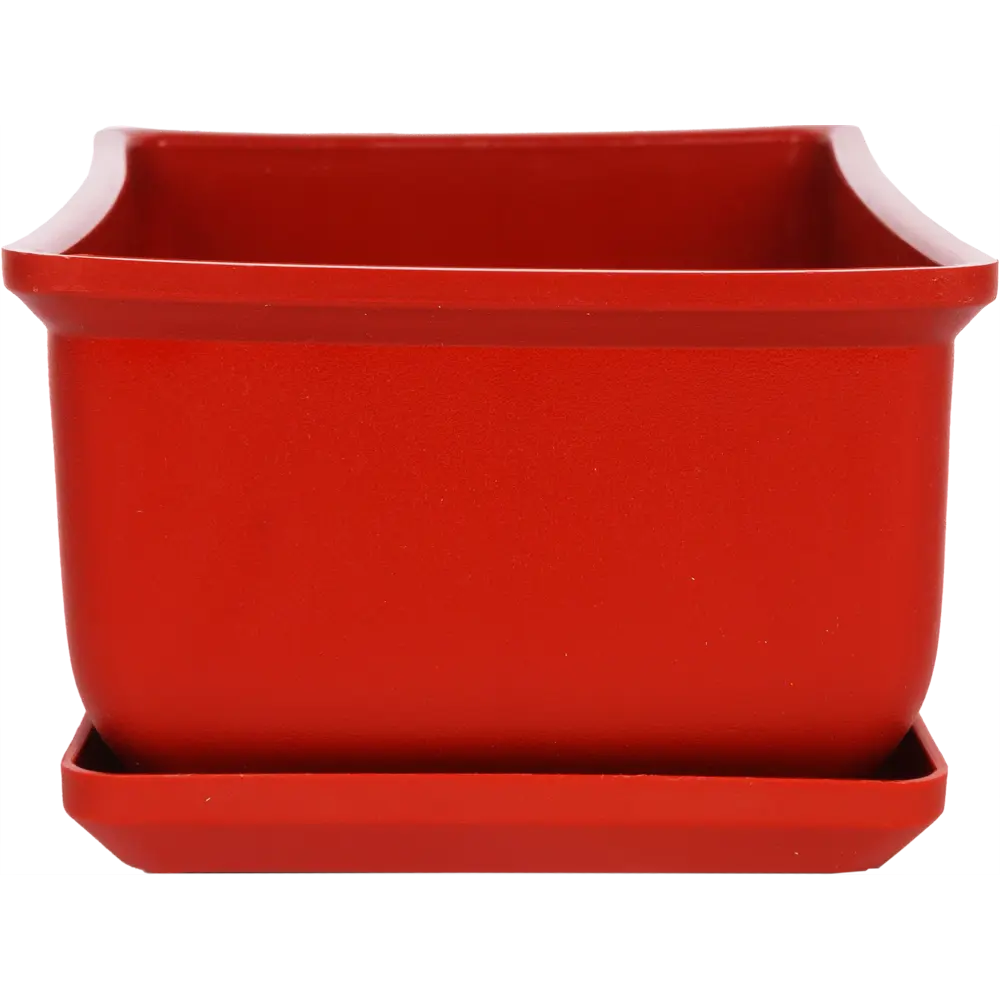 Горшок цветочный для бонсай Газонcity 20x9x9 см v2 л пластик терракотовый Бонсайница STLM-2032231 - Вид №2