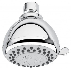 C00653CR Круглая головка для верхнего душа C00653 диаметр 80 мм. ABS. 3 режима, цвет хром
