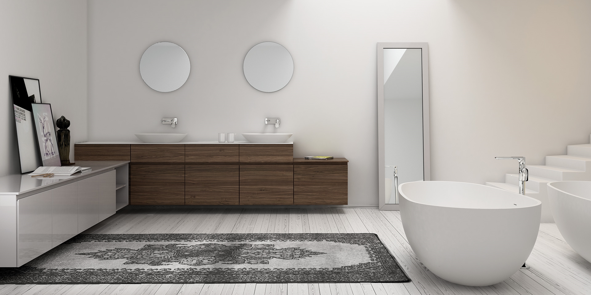 Модуль с 2 ящиками ST706 Inbani Strato - Вид №1