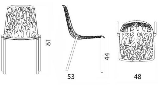 FAST Штабелируемый садовый стул из алюминия Forest 6501 - Вид №9