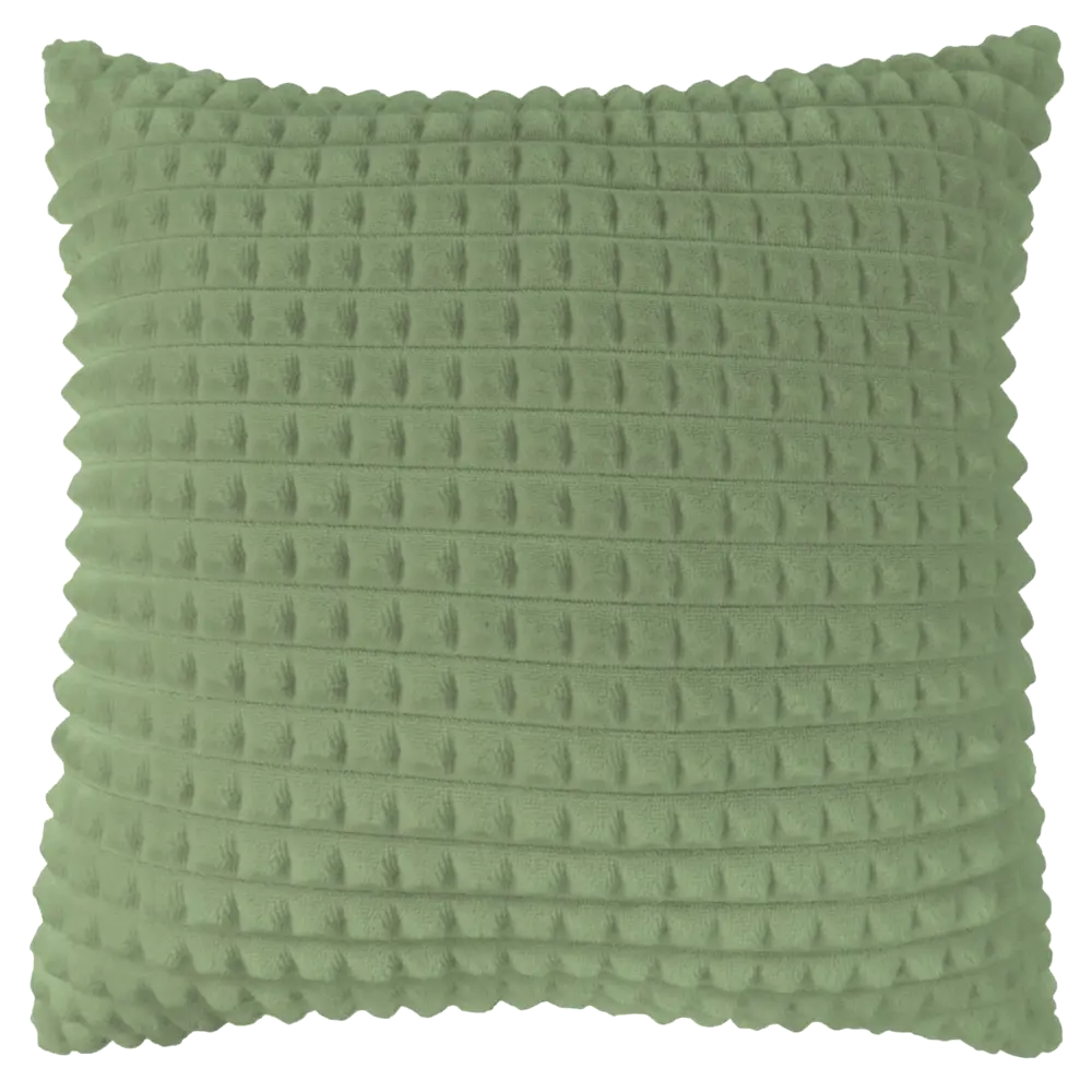 Подушка Плюш 40x40 см цвет оливковый 89112392 STLM-2033588 LINEN WAY 