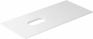 Керамическая полка с отверстием SX-DX 101x46 Белый 2053 GALASSIA Tabulae