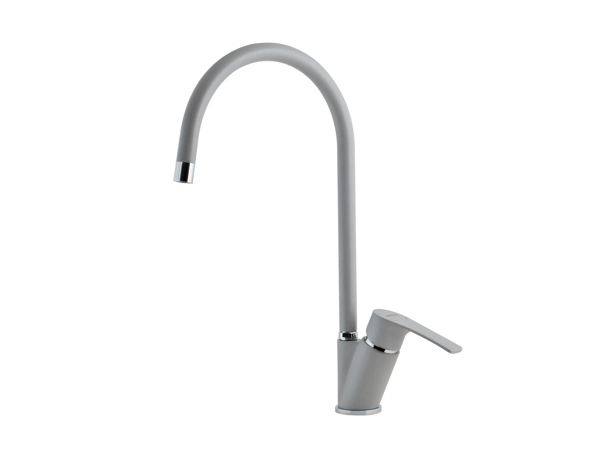 Кухонный смеситель 50235016 серый металлик GranFest Ewigstein