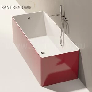 Ванна свободностоящая WASH 170 см красная