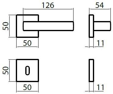 GHIDINI Ручка Zamak на розетке с накладкой York-z sun-id-1479330 - Вид №2