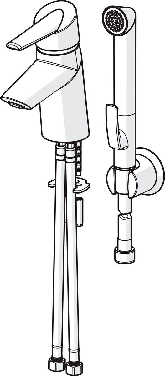 Oras 2712F Смеситель для умывальника 2712F Optima Хром  - Вид №2