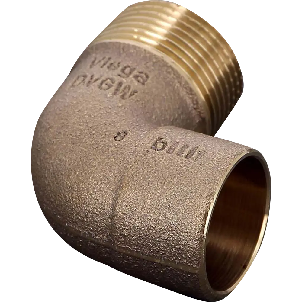 Отвод пайка 90° Viega наружная резьба 28 ммx1" медь 149970 STLM-2181358 - Вид №1