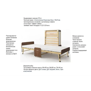 90532828 Раскладушка Dr.Bronz King 90200103 90x200см STLM-0958079