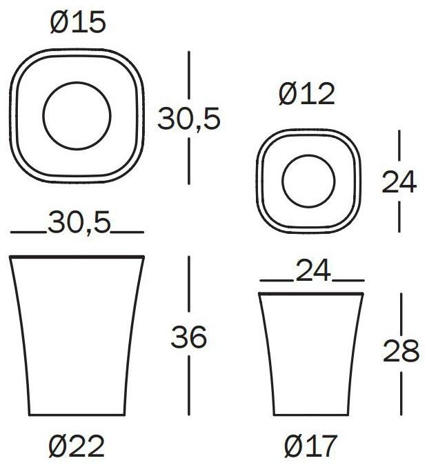 Magis Урна для макулатуры полипропиленовая sun-id-1505540 - Вид №2