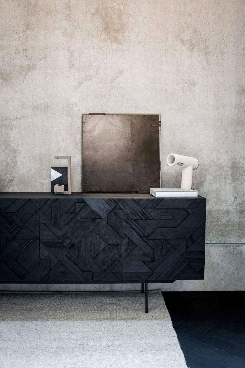 Ethnicraft Квадратное настенное зеркало Frameless 20670 - Вид №1