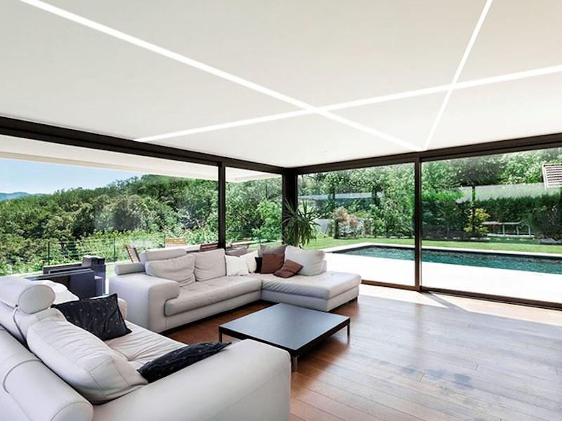 Terzo Light Алюминиевый потолочный линейный световой профиль для светодиодных модулей Trimless C91l._ _ _ _ . 06  - Вид №1