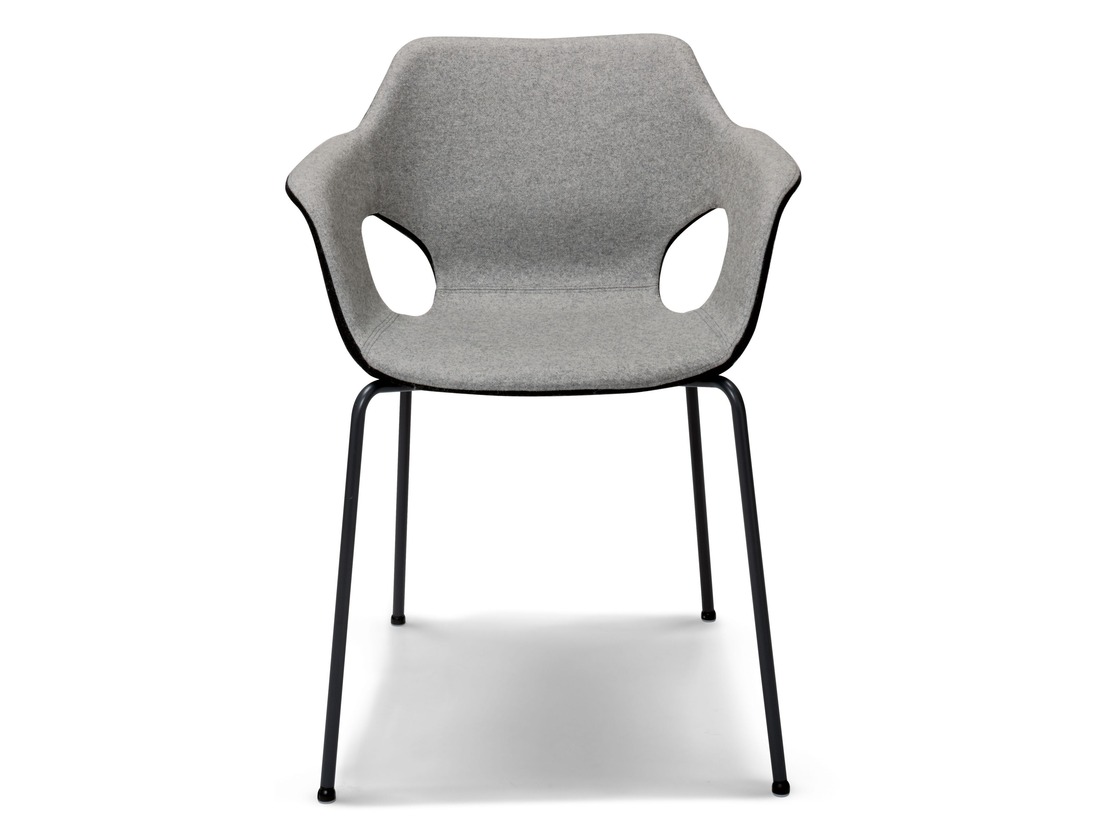 Пластиковый штабелируемый стул с подлокотниками Riccardo Rivoli OLÀ ARCH-00135560