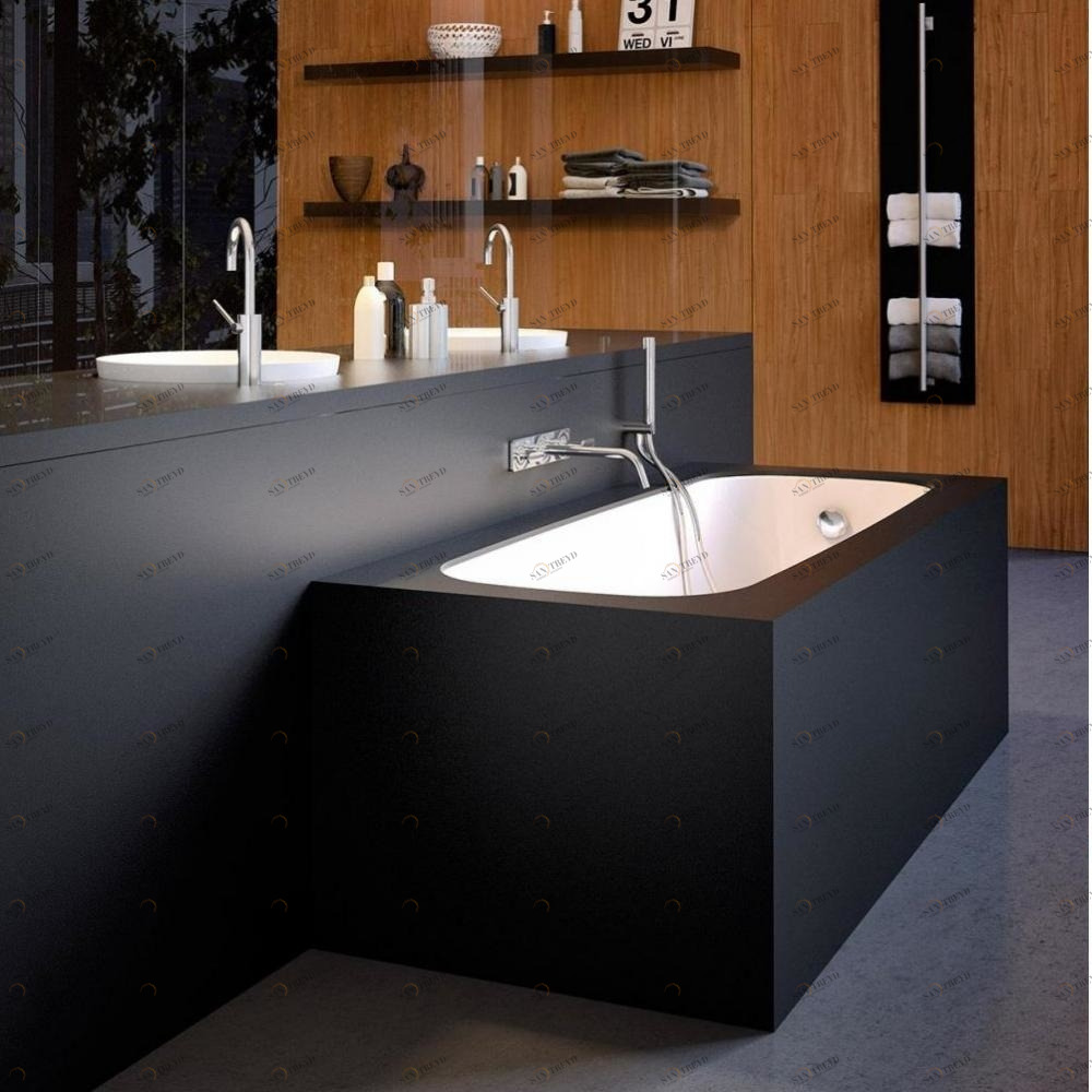 Встраиваемая ванна Dek 175x75 Glass1989 KA000A