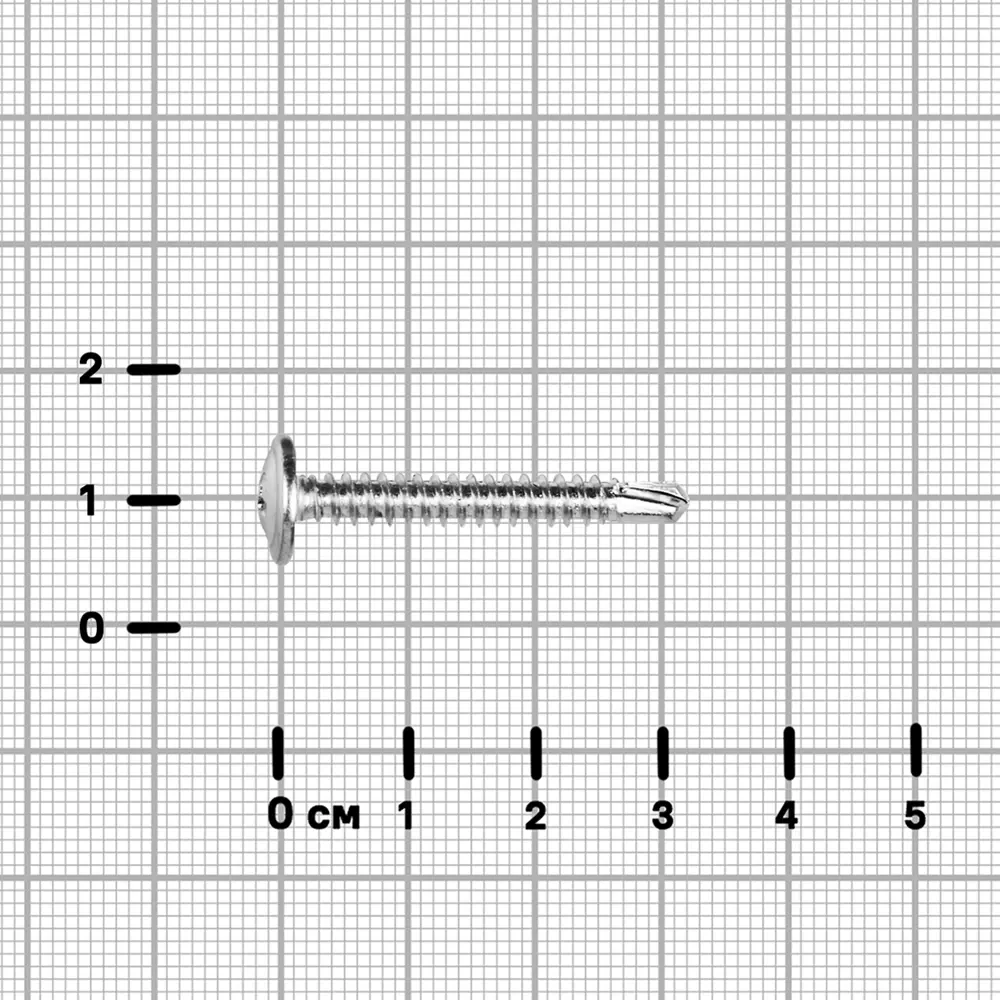 Саморезы Standers с пресс-шайбой 4.2x32 мм для дерева и металла 89213075 STLM-1008343 - Вид №4