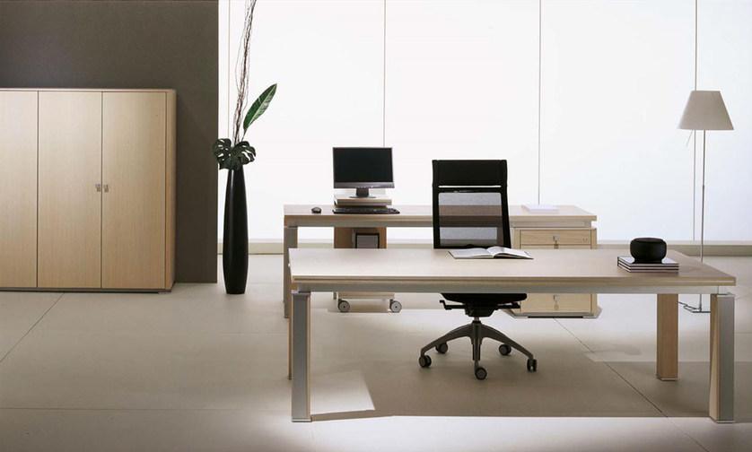 IFT Прямоугольный рабочий стол из фанерованной древесины Electa sun-id-1388686 - Вид №2