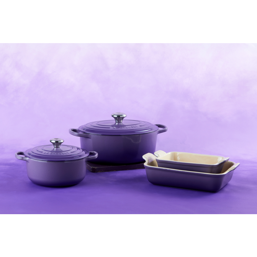 Кастрюля чугунная Le Creuset, Ø20 см, фиолетовая 21177207222430 - Вид №3