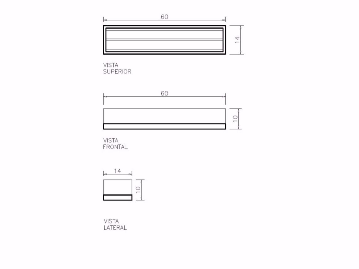 Полка для ванной из смолы Vallvé USE ARCH-00121973 - Вид №2