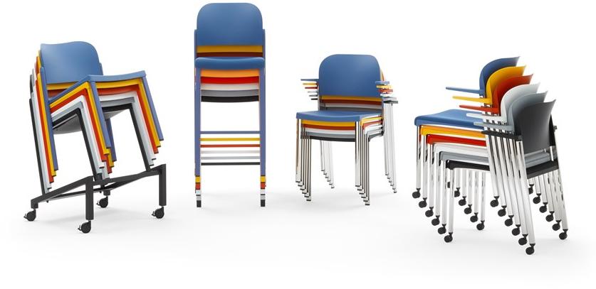 Diemmebi Стул из переработанного полипропилена и металла Makeup sun-id-1482955 - Вид №2