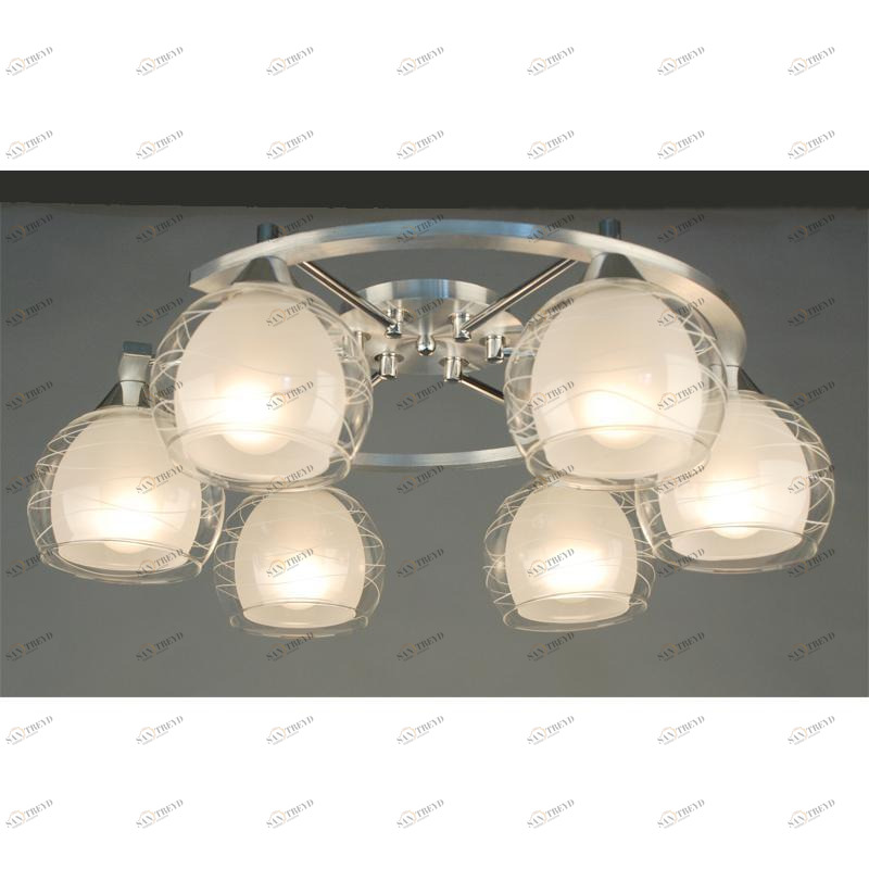 Потолочная люстра Citilux Буги CL157162 CITILUX БУГИ АЛЮМИНИЙ 182762 Белый 