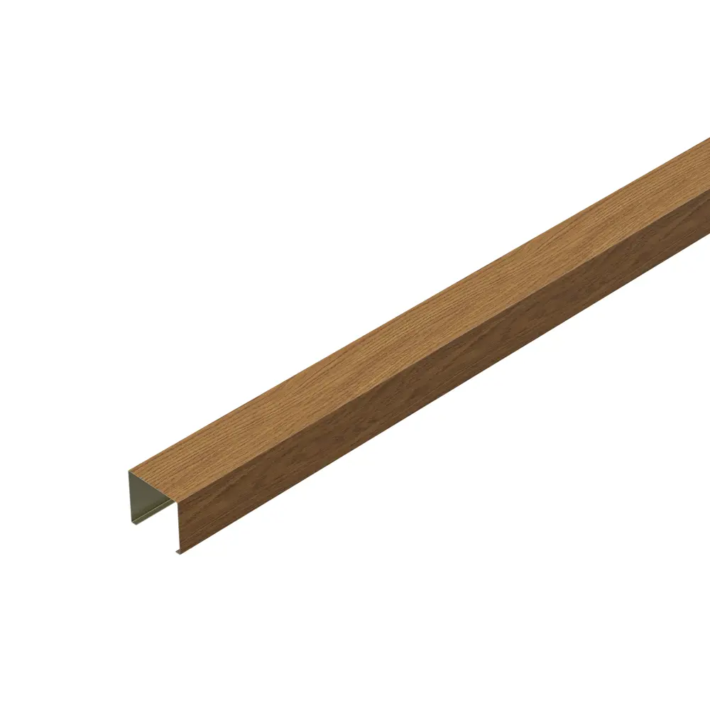 Монтажная рейка Cesal Кубота 30/27 3x0.067 мм дуб медовый 6 шт STLM-2092802