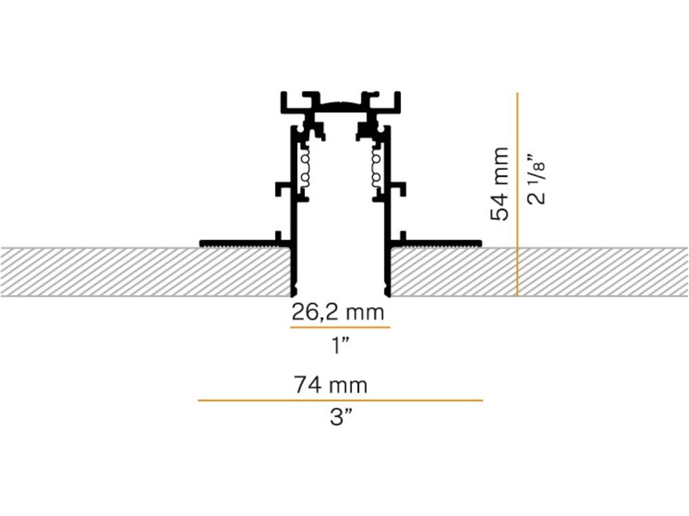 Заливка формы алюминия Сид освещения следа Panzeri Astoria ARCH-00030420 - Вид №4